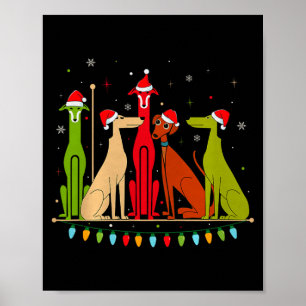 Poster Chiens modernes années 60 70 80 Style Drôles de ch