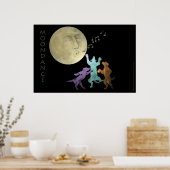 Poster Chiens Moondance Imprimer (Cuisine)