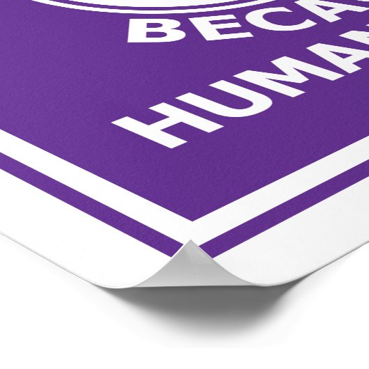 Poster Chiens, parce que les humains sucent (Coin)