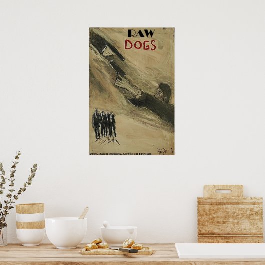 POSTER CHIENS RAW (Cuisine)