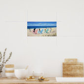 Poster Chiens sur chaises longues (Cuisine)