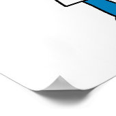 Poster Chiffre de bâton dentiste (Coin)