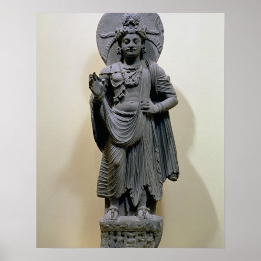 Poster Chiffre de Bodhisattva, de Mekha-Sanda près de Sha (Devant)