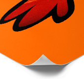 Poster Chiffre de champignon atomique Nuage d'affiche d'i (Coin)