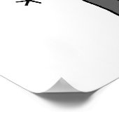 Poster Chiffre du bâton de policier (Coin)