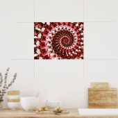 Poster Chiffre rouge (Cuisine)