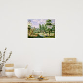 Poster Chiffres dans les motifs d'une maison de campagne (Cuisine)