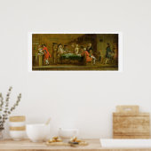 Poster Chiffres dans une taverne ou une cafétéria, années (Cuisine)