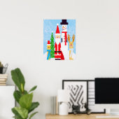 Poster Chiffres de Noël (Bureau à domicile)