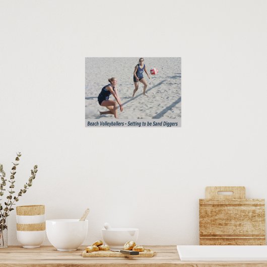 Poster Chiffres de sable (Cuisine)