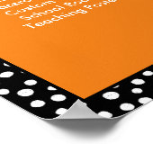 Poster Chiffres de style dessinés à la main Salle de clas (Coin)