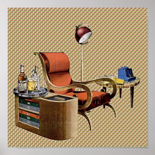 Poster Chiffres des années 1940 (Devant)