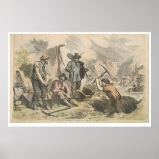 Poster Chiffres d'or de Californie (2525A)