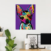 Poster Chihuahua Art (Bureau à domicile)