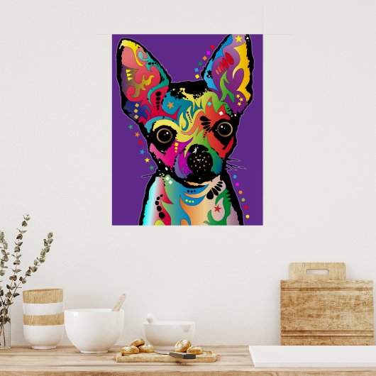 Poster Chihuahua Art (Cuisine)