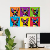Poster Chihuahua Art (Bureau à domicile)