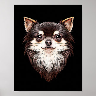 Poster Chihuahua Chien Portrait_Amoureux des chiens