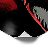 Poster Chihuahua Chig, rouge et noir 005 - Ulises Dall (Coin)