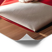 Poster Chihuahua chiot de Noël (Coin)