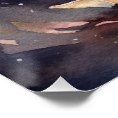 Poster Chihuahua d'Halloween avec la peur Citrouille (Coin)