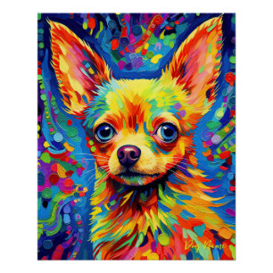 Poster Chihuahua Dog 003 - Zetton Ziana