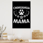 Poster Chihuahua Mama (Cuisine)