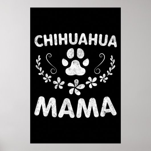 Poster Chihuahua Mama (Devant)