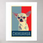 Poster Chihuahua mexicain Portrait de Chien Pop Art<br><div class="desc">Chihuahua Chien Portrait Hope Poster mexicain design et plus de produits pour les propriétaires de chihuahua animal de compagnie et les amoureux de les chiens qui aiment les animaux. Le cadeau parfait pour votre meilleur petit ami pour lui montrer que vous aimez.</div>