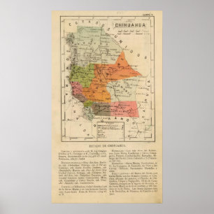 Poster Chihuahua, Mexique