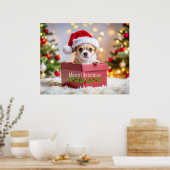 Poster Chihuahua Puppy Dog's Christmas (Cuisine)