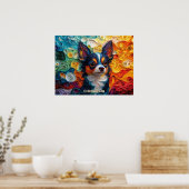 Poster Chihuahua Quart Portrait de Chien (Cuisine)