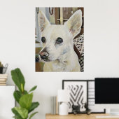 Poster Chihuahua Rat Terrier (Bureau à domicile)