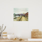 Poster Childe Hassam - Charles River und Beacon Hill (Cuisine)