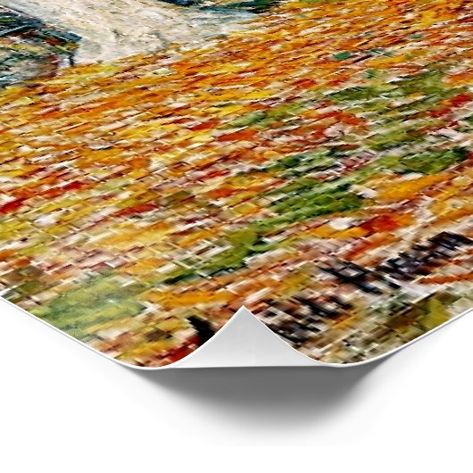 Poster Childe Hassam, église à Old Lyme, (Coin)