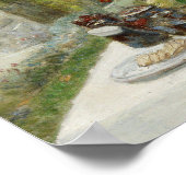 Poster Childe Hassam - Jardin de thé français (Coin)