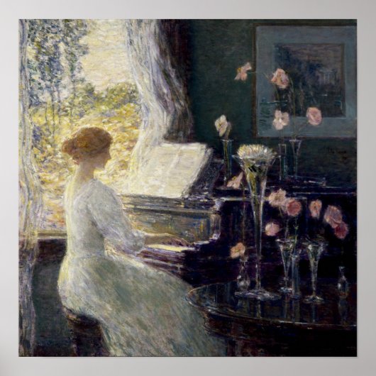 Poster Childe Hassam - La Sonate (Devant)