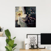 Poster Childe Hassam, La Sonate, L'Impressionnisme, (Bureau à domicile)