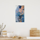 Poster Childe Hassam L'avenue dans la pluie (Cuisine)