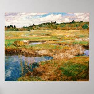 Poster Childe Hassam - le pré d'accord