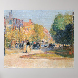 Poster Childe Hassam - Malborough Street, Boston