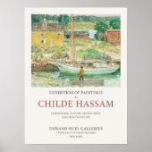 Poster Childe Hassam Oyster Sloop, Cos Cob (Devant)