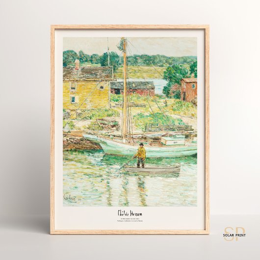 Poster Childe Hassam Oyster Sloop, Cos Cob Art Imprimer
