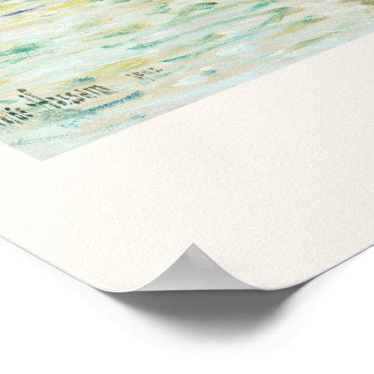 Poster Childe Hassam Oyster Sloop, Cos Cob Art Imprimer (Coin)