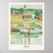 Poster Childe Hassam Oyster Sloop, Cos Cob Art Imprimer (Devant)