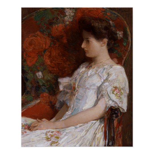 Poster Childe Hassam Victorian chair CC0189 Impressionnis (Devant)