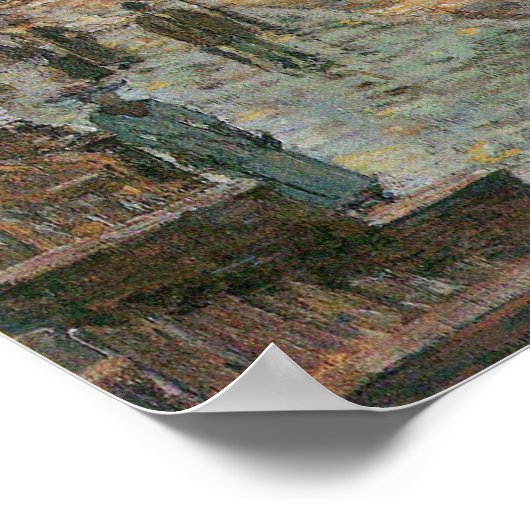 Poster Childe Hassam-West 78ème rue au printemps (Coin)