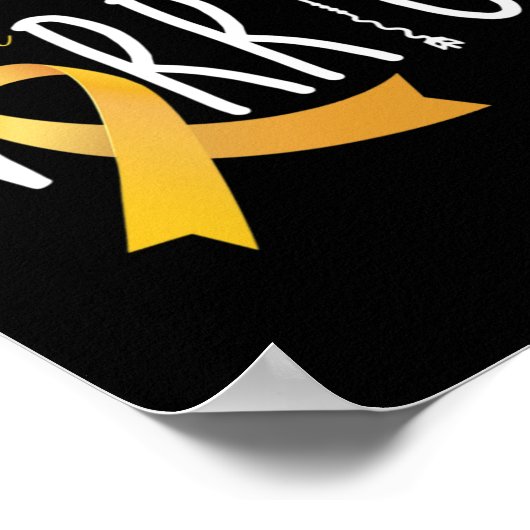 Poster Childhood cancer awareness (Coin)