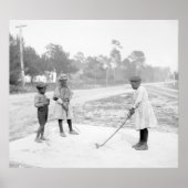 Poster Children Golfing, 1905 (Devant)