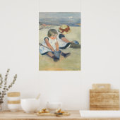Poster Children Playing on the Beach (Cuisine)