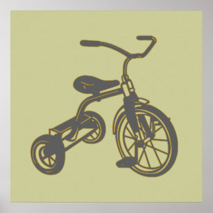 Poster Children’s Tricycle Graphic